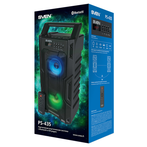 фото Портативная акустика 2.0 Sven PS-435 в Казани