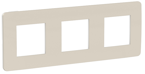 Изображение товара Рамка Schneider Electric NU280624 для электроприборов 3 поста серия Unica NEW
