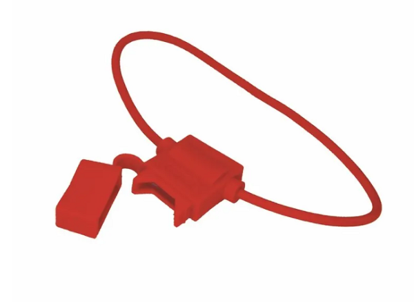 Изображение товара Держатель предохранителя Rexant 16-0421-4 прямоугольный красный