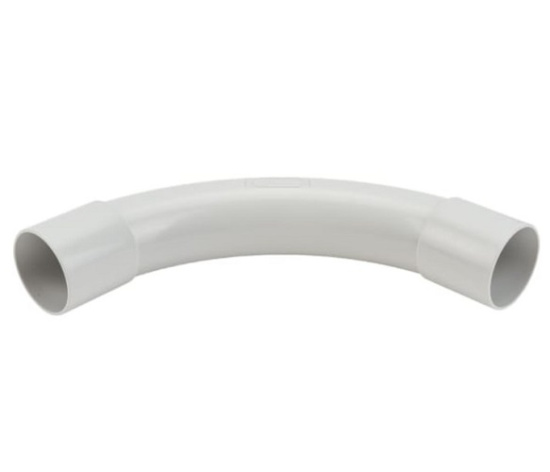 Изображение товара Угол Ecoplast 41140-1 для труб 40 мм 90° из ABS пластика серый