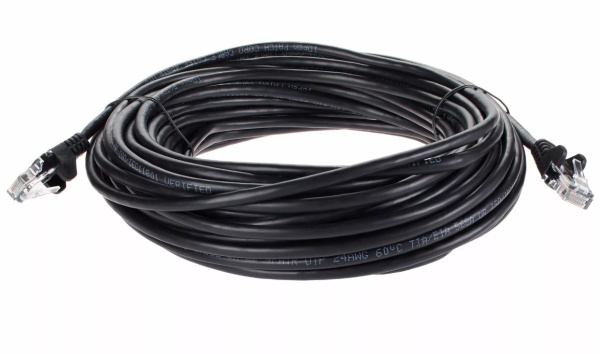 фото Кабель патч-корд U/UTP 5e кат. 15м iOpen ANP511_15M_BK в Екатеринбурге