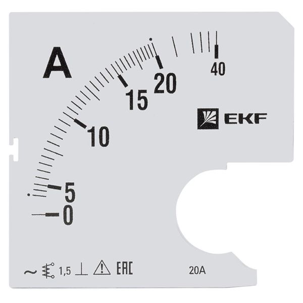 

Шкала сменная EKF s-a961-20 для A961 20/5А-1,5, s-a961-20