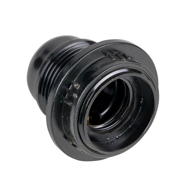 

Патрон EKF LHC-E27-r-s карболитовый с кольцом Е27 черн., LHC-E27-r-s