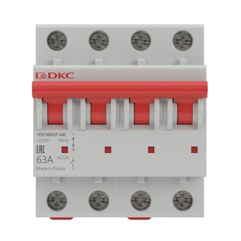 фото Выключатель нагрузки DKC MD63P-440 в Казани