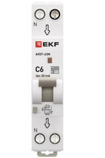 фото Автомат дифференциальный EKF DA63M-6-30 в Санкт-Петербургe