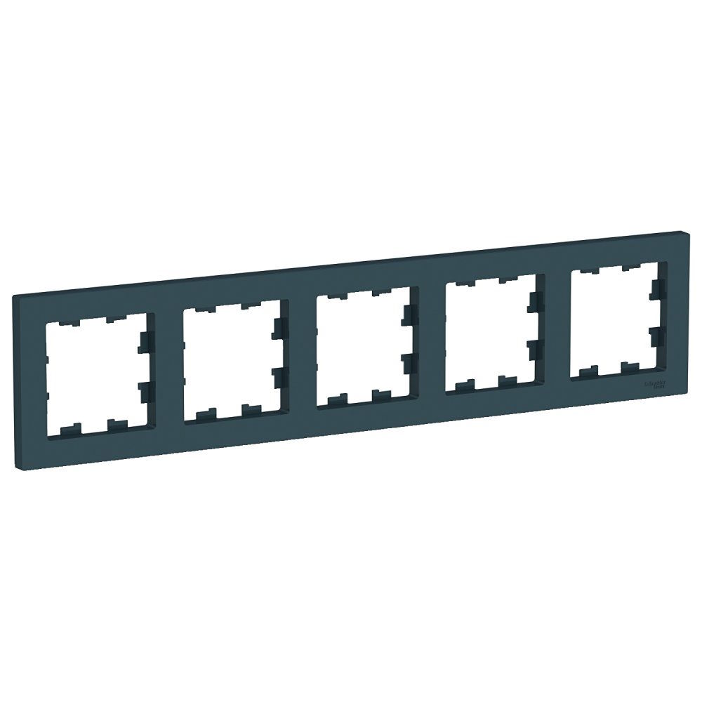 

Рамка пятерная Systeme Electric ATN000805 AtlasDesign универсальная, Изумруд, ATN000805