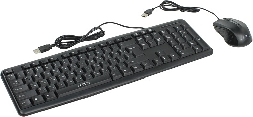 

Клавиатура и мышь Oklick 600M mk-5330 черные, USB (337142), 600M