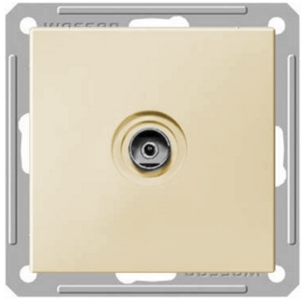 

Розетка Schneider Electric RTS-151-2-86 TV, оконечная, бежевая, RTS-151-2-86