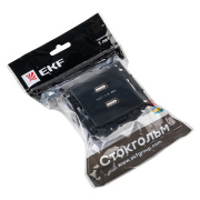 фото Розетка USB двухместная EKF EZR16-028-10-2USB