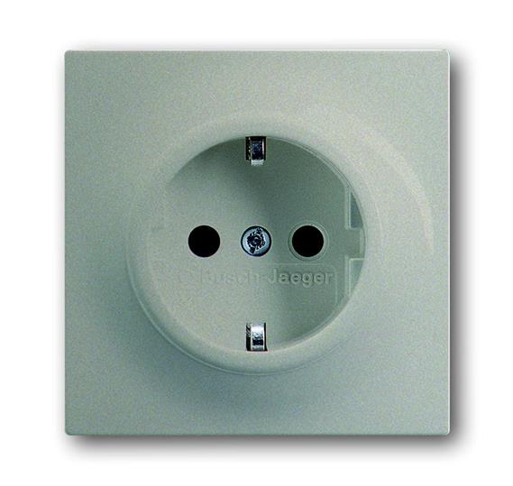 

Розетка ABB 2013-0-4979 2CKA002013A4979 с заземлением, со шторками, 16А, 250В, IP20 (шампань), 2013-0-4979