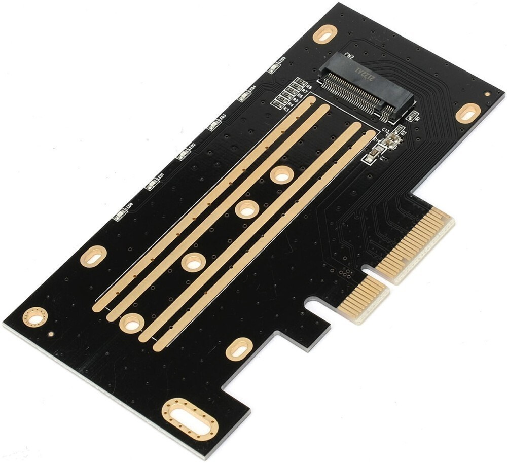

Адаптер Gembird MF-PCIE-NVME для SSD M.2 NVMe в разъем PCI-e, MF-PCIE-NVME