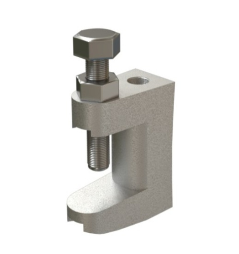 Изображение товара Струбцина Hyperline TMS-CMB-М8-SZ из оцинкованной стали, 600х250х600 мм