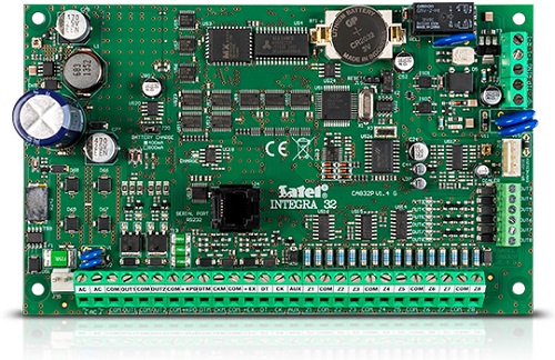 

Плата SATEL INTEGRA 32 ПКП 8 зон (встроенных) - расширение до 32 зон (беспроводных до 24 зон 868,0-868,2 МГц), 8 программируемых выходов (2 по 1A и 6, INTEGRA 32