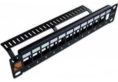 

Патч-панель Lanmaster LAN-PP12OK-UTP/10 наборная 10", неэкранированная, 12 портов, 1U, LAN-PP12OK-UTP/10