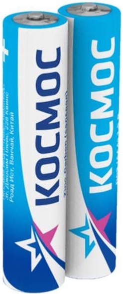 

Батарейка Космос KOCR03 солевые, 2 шт, ААА (LR03, R03, UM4), KOCR03