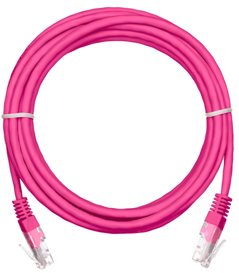 фото Кабель патч-корд U/UTP 5e кат. 0.5м Netlan EC-PC4UD55B-BC-PVC-005-PK-10 в Омске