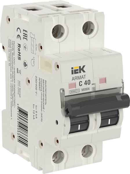 фото Автоматический выключатель  IEK AR-M06N-2-C040 в Уфе