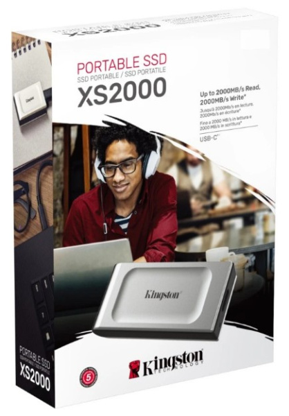 фото Внешний SSD USB 3.2 Gen 2 Type-C Kingston SXS2000/2000G