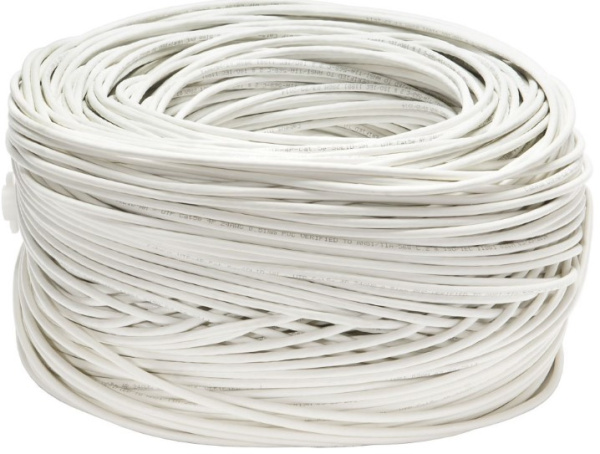 фото Кабель витая пара U/UTP 6 кат. 4 пары Cabeus UTP-4P-Cat.6-SOLID-LSZH-WH в Омске