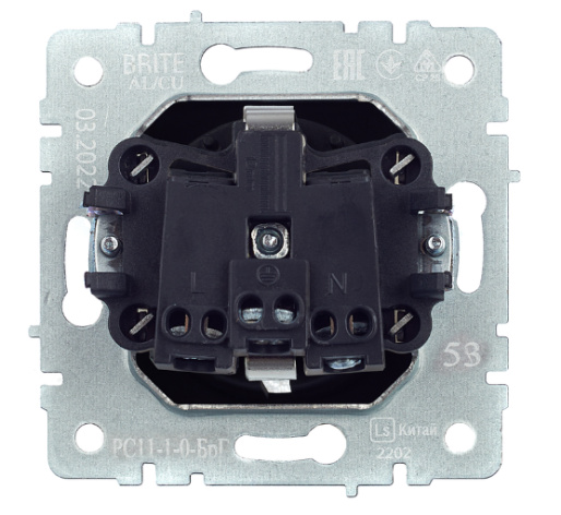 фото Розетка с заземлением  IEK BR-R11-16-K53 в Уфе
