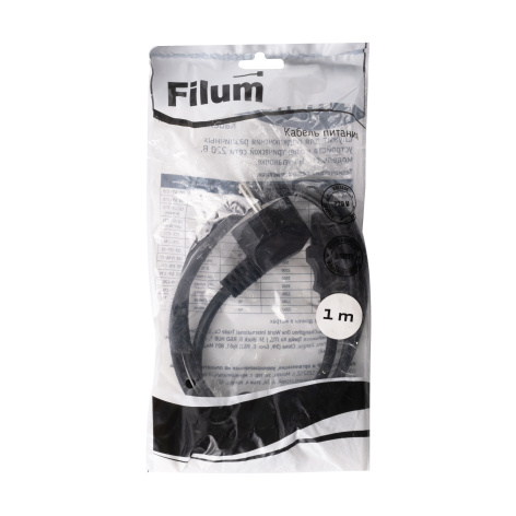 фото Кабель питания  Filum FL-PC6-EU-C13-1M в Смоленске