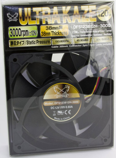 фото Вентилятор для корпуса Scythe DFS123812H-3000