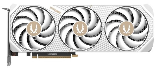 Видеокарта PCI-E Zotac GeForce RTX 5070 AMP WHITE ED (ZT-B50700FQ-10P) 12GB GDDR7 192bit 2587/28000MHz HDMI 3*DP