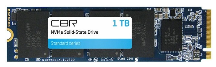 

Накопитель SSD M.2 2280 CBR SSD-001TB-M.2-ST22 Standard, 1TB, NVMe, 2500/2100MB/s, TBW 800, SSD-001TB-M.2-ST22