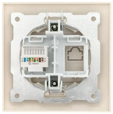 фото Розетка компьютерная в сборе EKF EWK01-035-20 в Омске