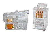 фото Разъем Hyperline PLUG-4P4C-P-C2-100