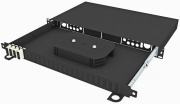фото Кросс оптический стоечный TopLAN КРСв-Top-1U-08SC/U-OM2-BK