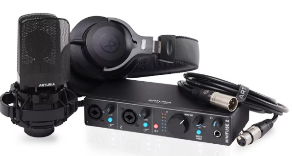 фото Аудиоинтерфейс  Arturia MiniFuse Recording Pack Black в Казани