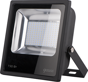 

Прожектор Gauss 613100150 LED Qplus 150W 14000lm IP65 5500К черный, 613100150