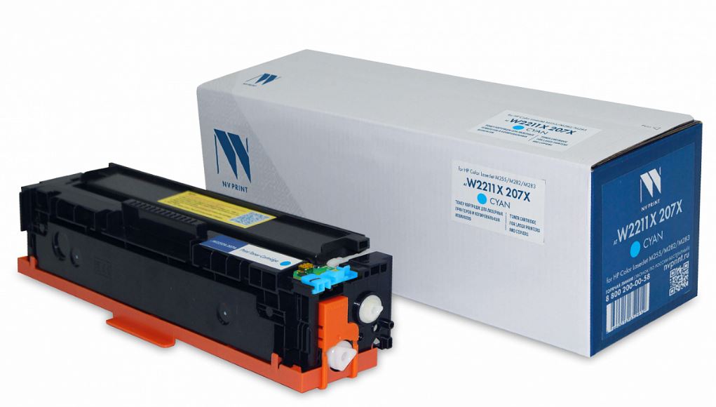 

Картридж NVP NV-W2211X-207X-C для HP Color LaserJet M255/M282/M283 (2450k) до версии fw20220729, cyan, NV-W2211X-207X-C