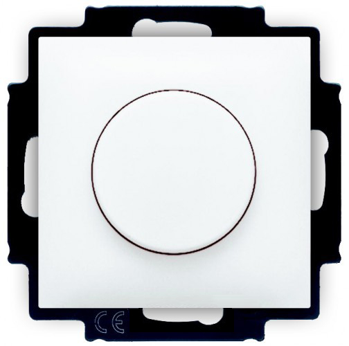 

Светорегулятор ABB 6515-0-0842 2CKA006515A0842 BASIC 55 400 Вт, 250В, IP20, поворотно-нажимной, в рамку (белый), 6515-0-0842