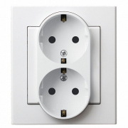 фото Розетка Ospel GP-2RS/00