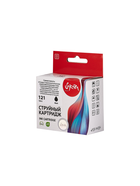 фото Картридж струйный Sakura CC640HE (№121 Black) в Омске