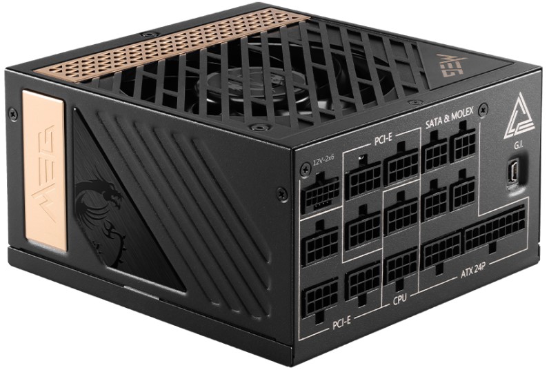 

Блок питания ATX MSI MEG Ai1300P 306-7ZP4A11-CE0 1300W, 80+ platinum, full modular, RTL, MEG Ai1300P