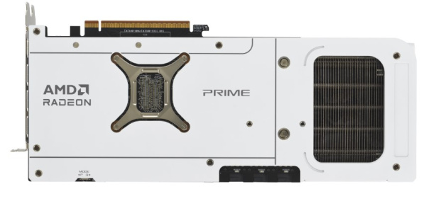 фото Видеокарта ASUS Radeon RX 9070 XT PRIME OC WHITE (PRIME-RX9070XT-O16G-WHITE) в Омске