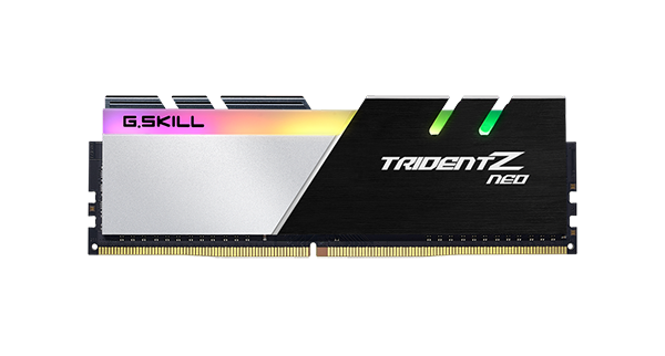 

Модуль памяти DDR4 32GB (2*16GB) G.Skill F4-3600C16D-32GTZNC Trident Z Neo, PC4-28800, 3600MHz, CL16, радиатор, 1.35V, F4-3600C16D-32GTZNC