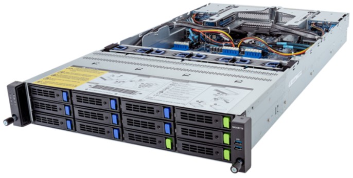 

Серверная платформа 2U GIGABYTE R283-Z90-AAD2 (2*SP5, 24*DDR5 (4800), 4*3,5"/2,5" NVMe/SATA/SAS, 8*3,5"/2,5" SATA/SAS, 4*2,5" SATA/SAS, 3*M.2, 4*PCIe,, R283-Z90-AAD2