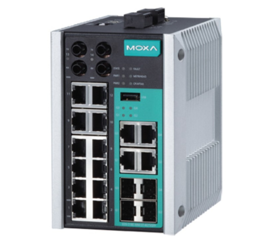 фото Коммутатор управляемый MOXA EDS-518E-MM-ST-4GTXSFP