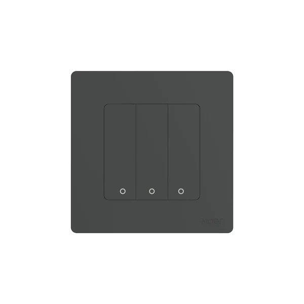 

Выключатель Moes ZS-SR-EU3-GY-MS (трехклавишный) ZigBee Smart Switch серый, ZS-SR-EU3-GY-MS