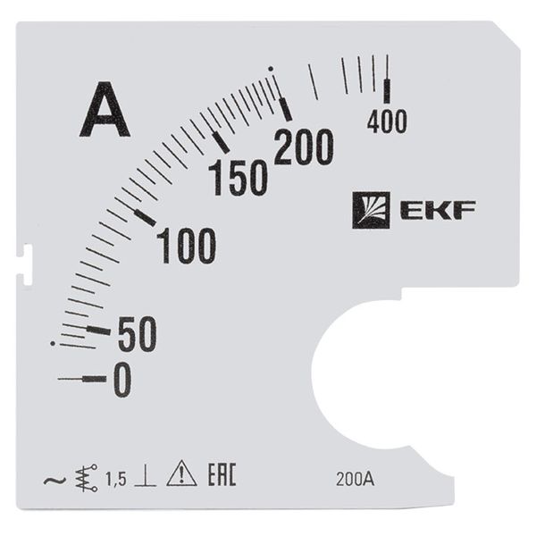 

Шкала сменная EKF s-a961-200 для A961 200/5А-1,5, s-a961-200