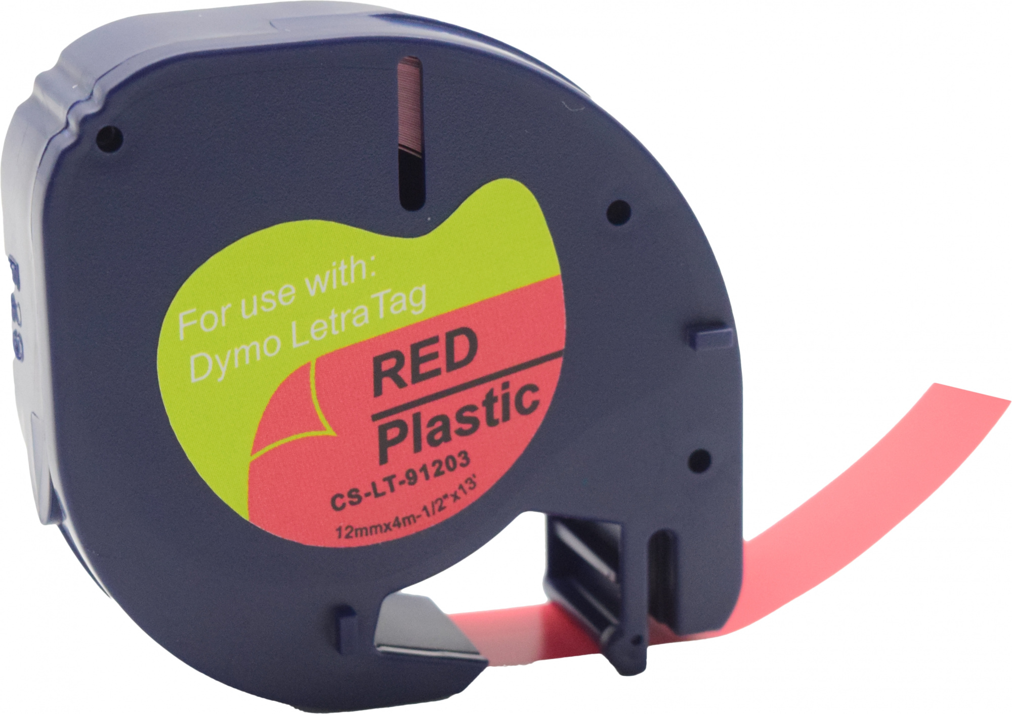 

Картридж ленточный Cactus CS-LT-91203 черный/красный для Dymo Letra Tag LT-100H, CS-LT-91203