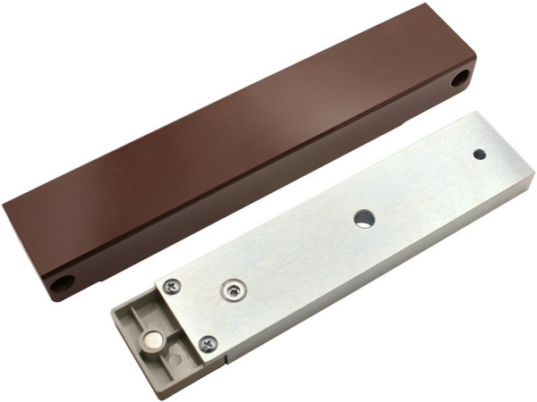 фото Замок электромагнитный Aleko ALM-400P-12V (коричневый) в Екатеринбурге