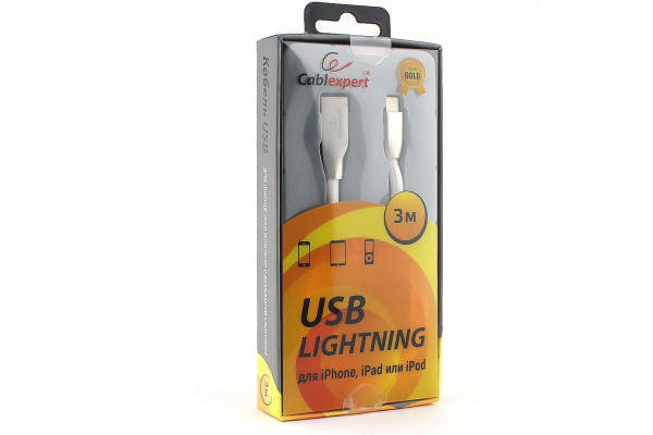 фото Кабель интерфейсный  Cablexpert CC-G-APUSB01W-3M