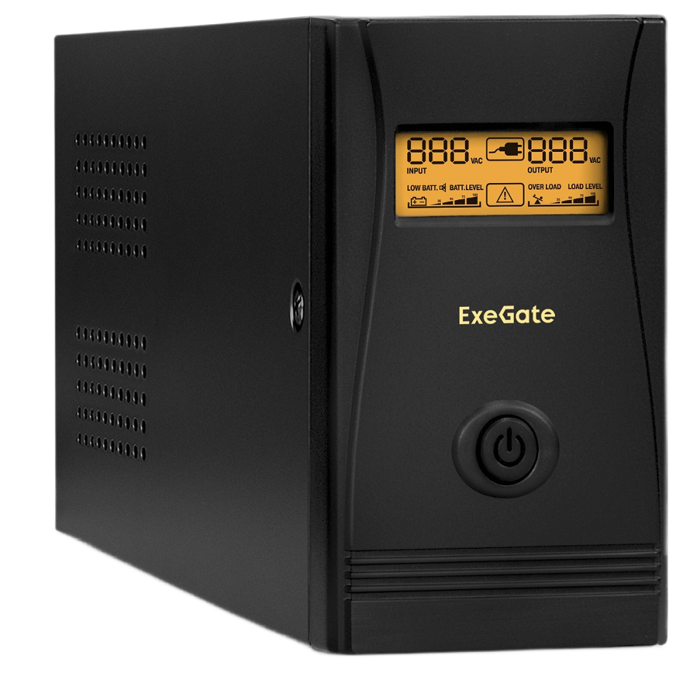 

Источник бесперебойного питания Exegate SpecialPro Smart LLB-650.LCD.AVR.4C13.RJ.USB EX292772RUS 650VA/360W, LCD, AVR, 4*C13, RJ45/11, USB, Black, SpecialPro Smart LLB-650.LCD.AVR.4C13.RJ.USB