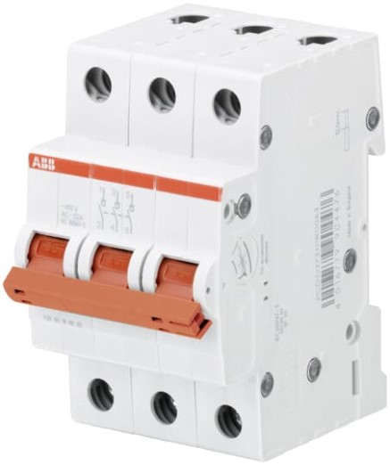 

Рубильник ABB 2CDD283101R0016 SD203 3P 16A рычаг крас., 2CDD283101R0016