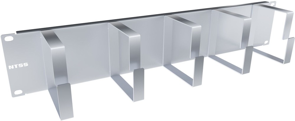 

Кабельный организатор NTSS NTSS-HORG-2U-5(85) горизонтальный 19", 2U, 5 колец глубиной 85 мм, металл, RAL 7035, NTSS-HORG-2U-5(85)